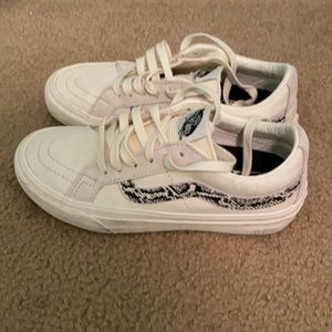 Vans sneakers with snakeskin detail